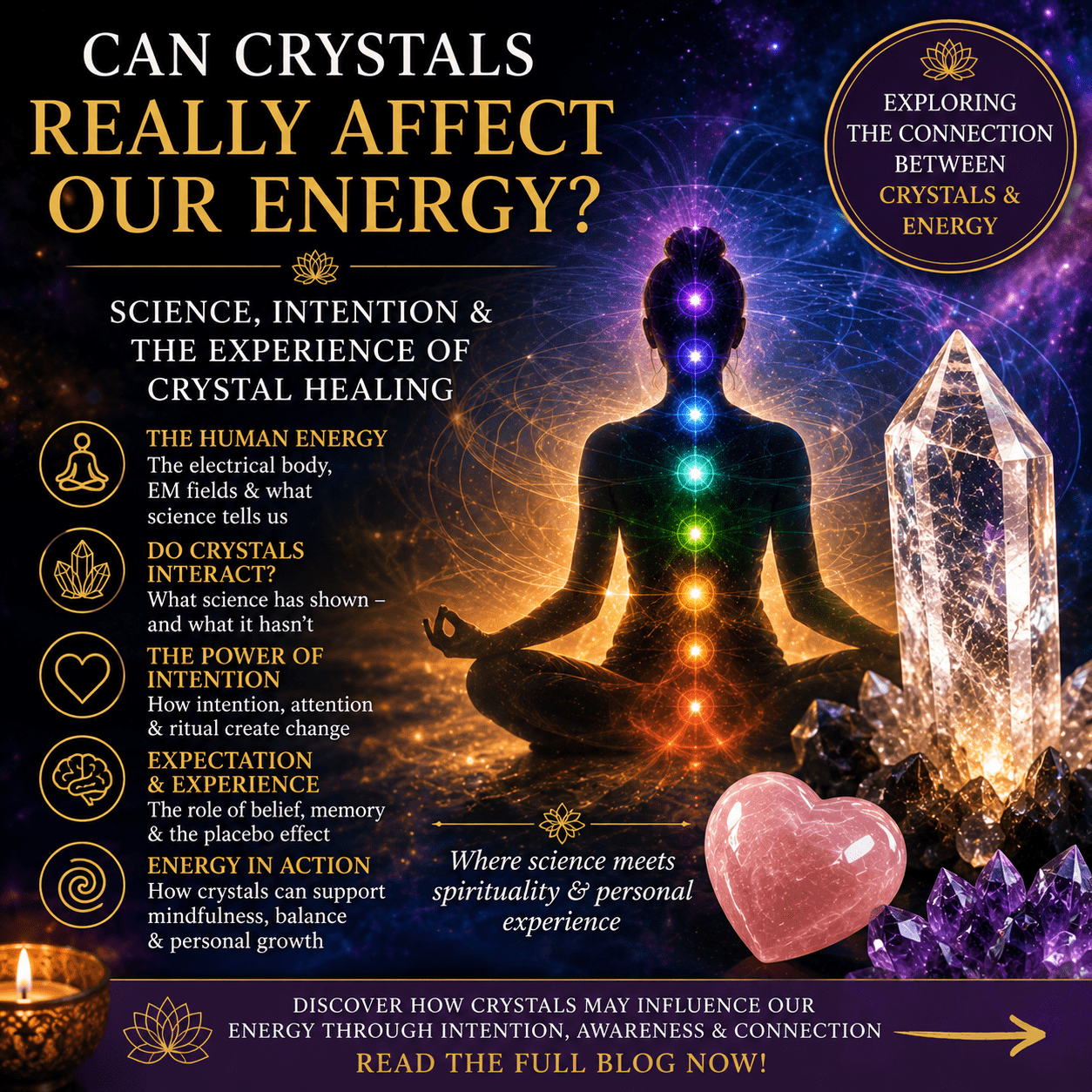 Can Crystals Really Affect Our Energy? Science, Intention and the Experience of Crystal Healing