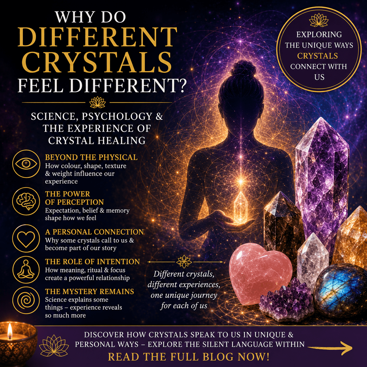 Why Do Different Crystals Feel Different? Science, Psychology and the Experience of Crystal Healing