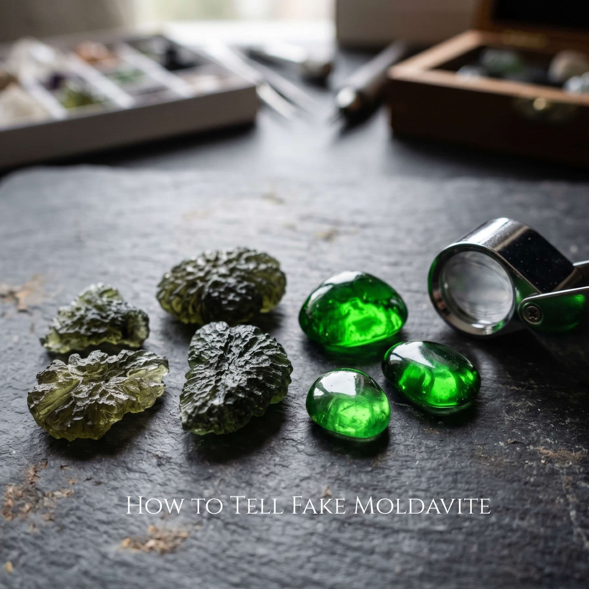 How to Tell Fake Moldavite