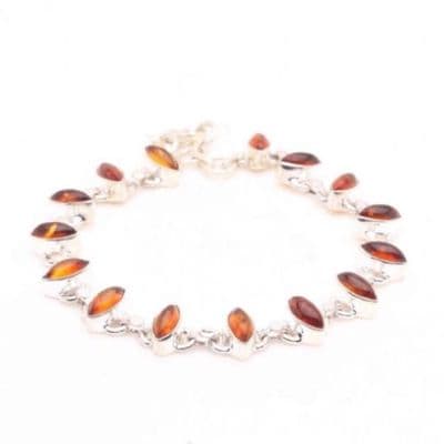 Amber Bracelet in Sterling Silver 4