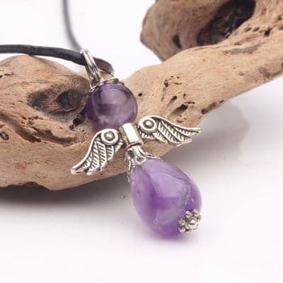 Amethyst Angel Pendant 1