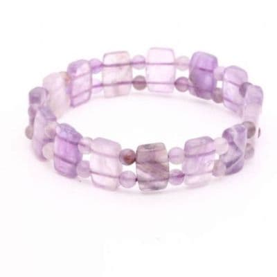 Amethyst  Bracelet  (Pillow Cut)