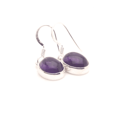 Amethyst Drop Earrings 2