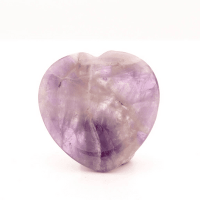Amethyst Heart Shaped Worry Stone 3