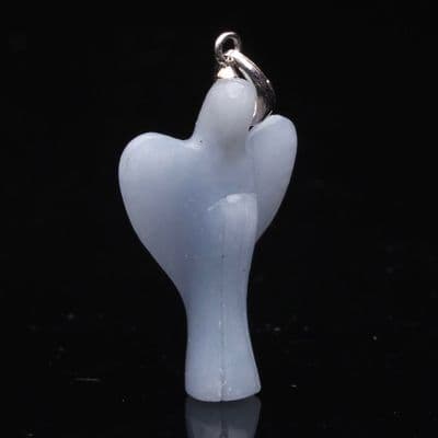 Angelite Angel Pendant