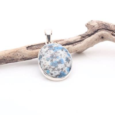 Azurite in Granite (K2) Pendant 2
