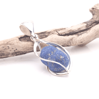 Azurite Nodule Pendant 1