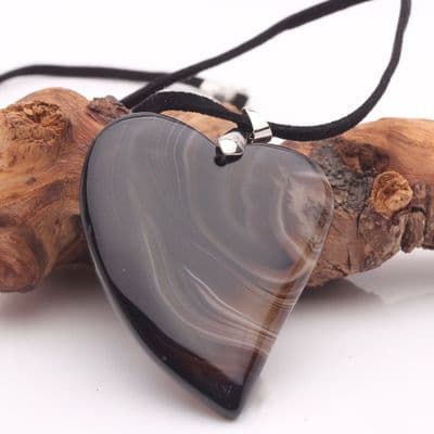 Banded Agate Pendant 5