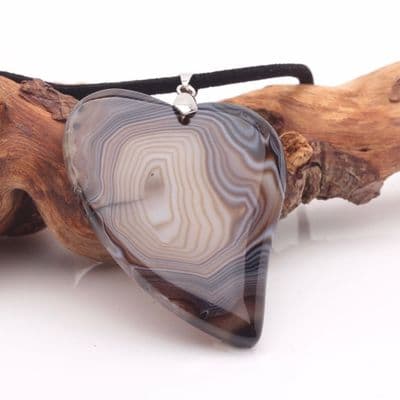 Banded Agate Pendant 9