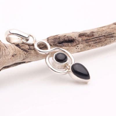 Black Agate Pendant 6