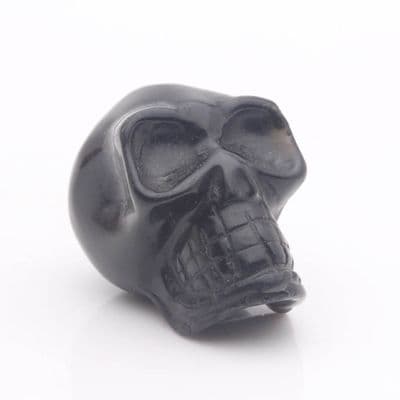Black Agate Skull 1