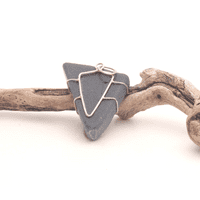 Black Azeztulite Pendant