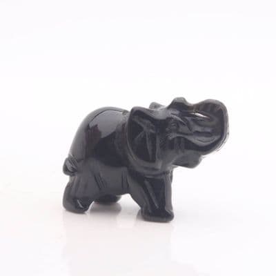 Black Obsidian Elephant 3