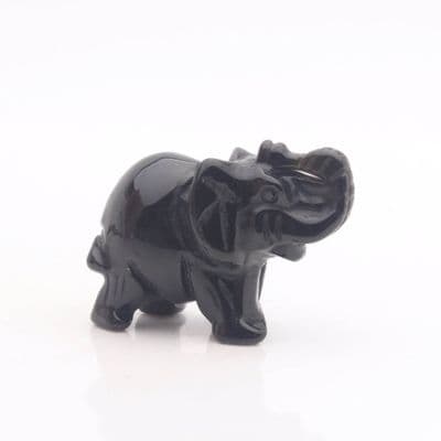 Black Obsidian Elephant 4