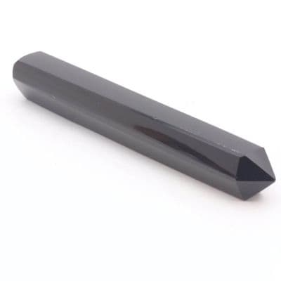 Black Obsidian Hexagonal Wand  (2)
