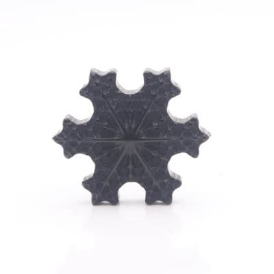 Black Obsidian Snowflake