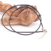 Black Waxed Cord 46cm (18