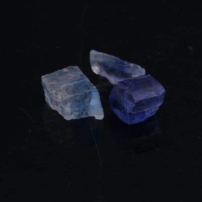 Blue Halite (Tuzluca, Eastern Turkey) 20 (Set of 3)