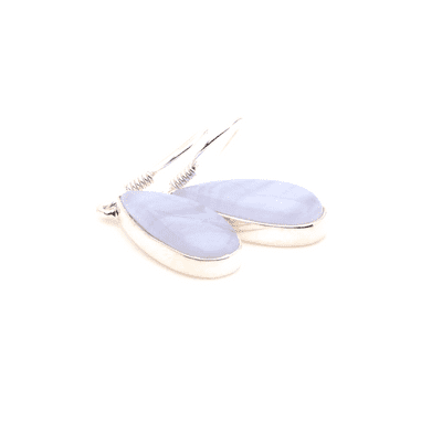 Blue Lace Agate Drop Earrings 4