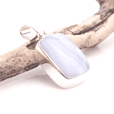 Blue Lace Agate Pendant 2
