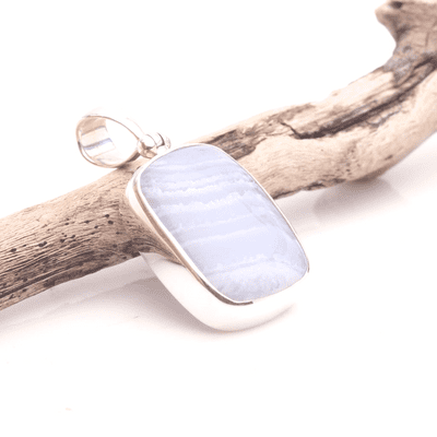 Blue Lace Agate Pendant 3