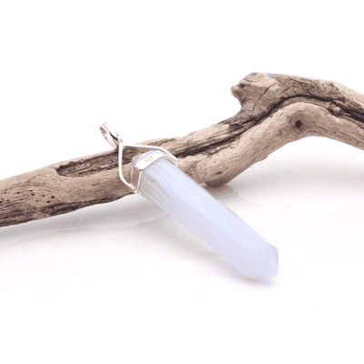 Blue Lace Agate Pendant 8