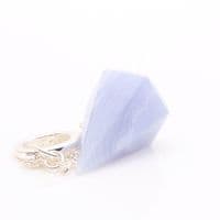 Blue Lace agate pendulum