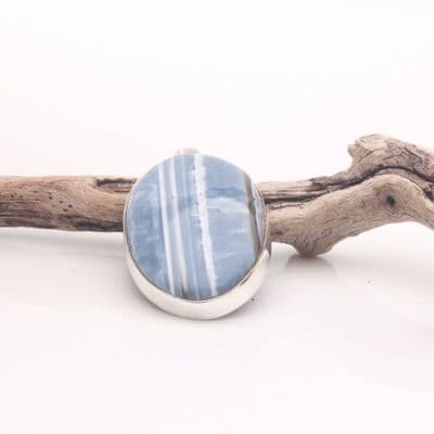 Blue Peruvian Opal Pendant 3