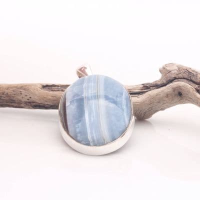 Blue Peruvian Opal Pendant 4