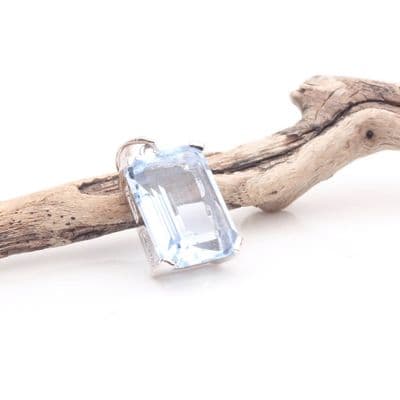 Blue Siberian Quartz Pendant 11