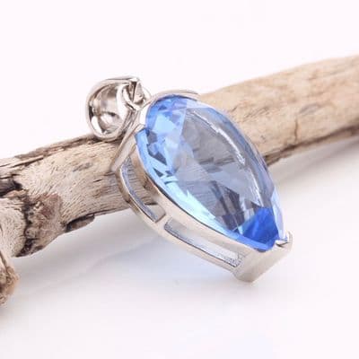Blue Siberian Quartz Pendant 9
