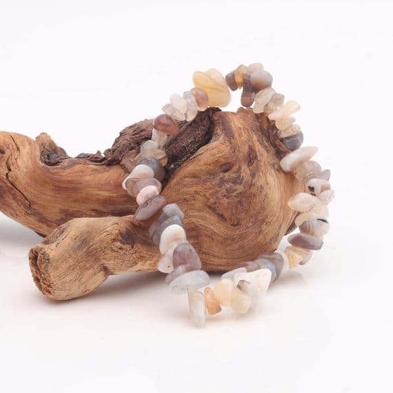 Botswana Agate Bracelet | Crystal Healing  | KSC Crystals