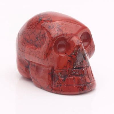 Brecciated Jasper Skull 1