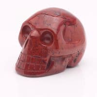 Brecciated Jasper Skull