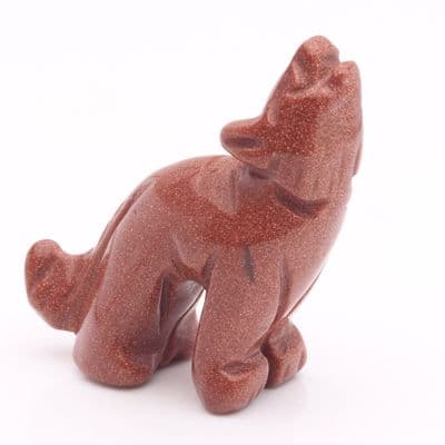 Brown Goldstone Howling Wolf 1