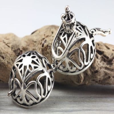 Butterfly Pattern Wish Box Pendant