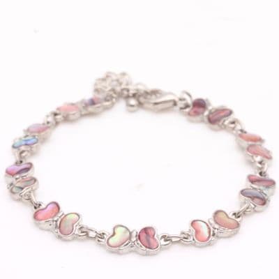 Butterfly shaped Paua Shell Bracelet