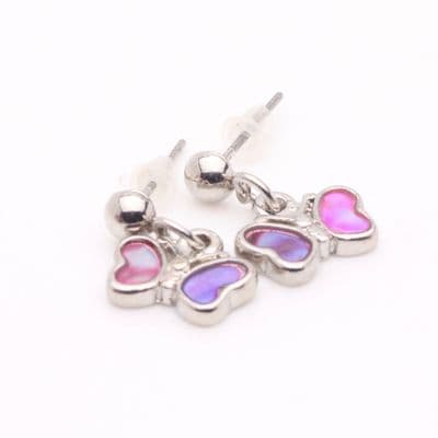 Butterfly shaped Paua Shell Earrings