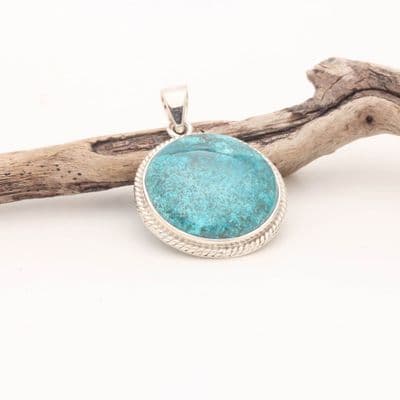 Chrysocolla Pendant 4