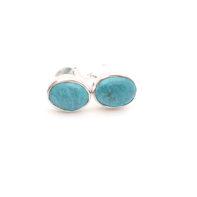 Chrysocolla Stud Earrings 6
