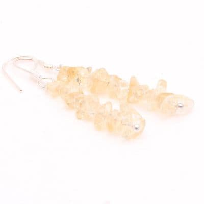 Citrine Chip Earring (2)