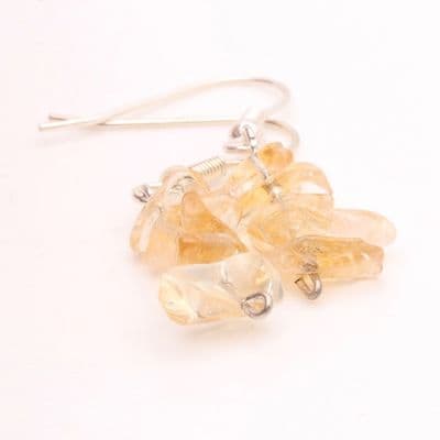 Citrine Chip Earring