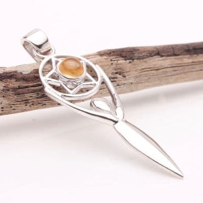 Citrine Goddess Pentagram 1