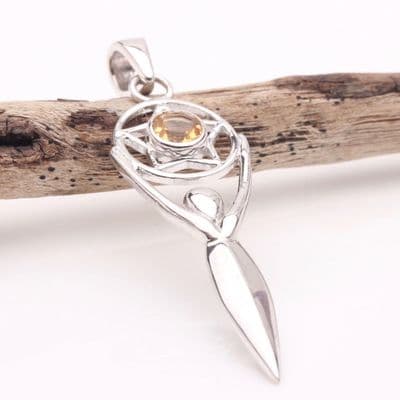 Citrine Goddess Pentagram 2