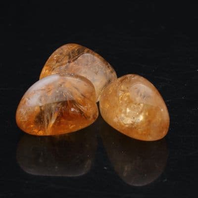 Citrine set of three 5