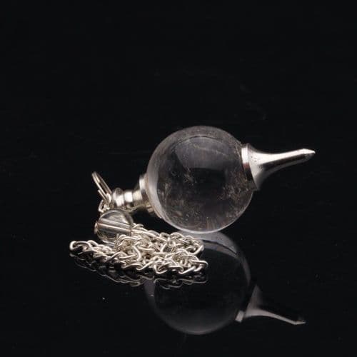 Clear Quartz Sphere Pendulum