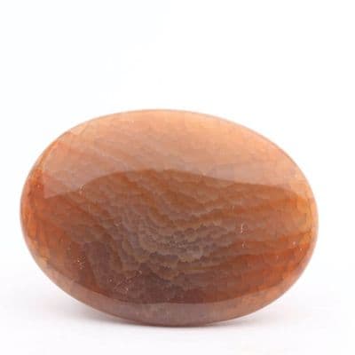 Crackled Fire Agate Palmstone 5
