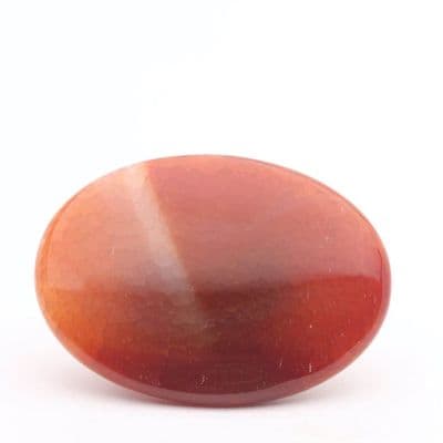 Crackled Fire Agate Palmstone 9