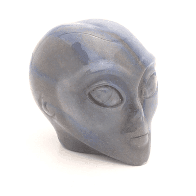 Dumortierite Star Being Skulls