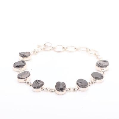 Elite Shungite  Bracelet in Sterling Silver 2